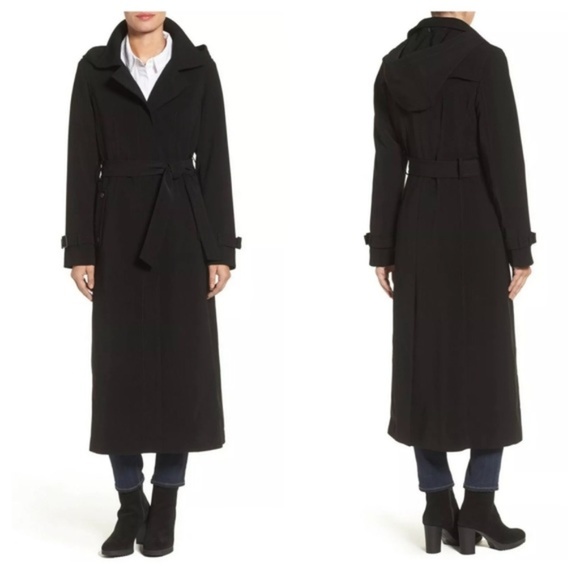 Gallery Womens Long Trench Hooded 